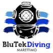 Logo Blu Tek Diving Di Di Franco Davide